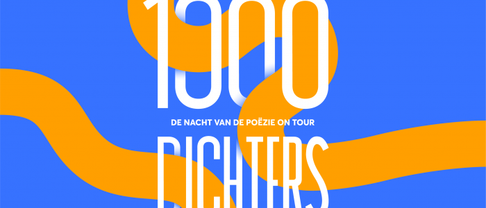 Babs Gons op tournee met de 1000 Dichters marathon