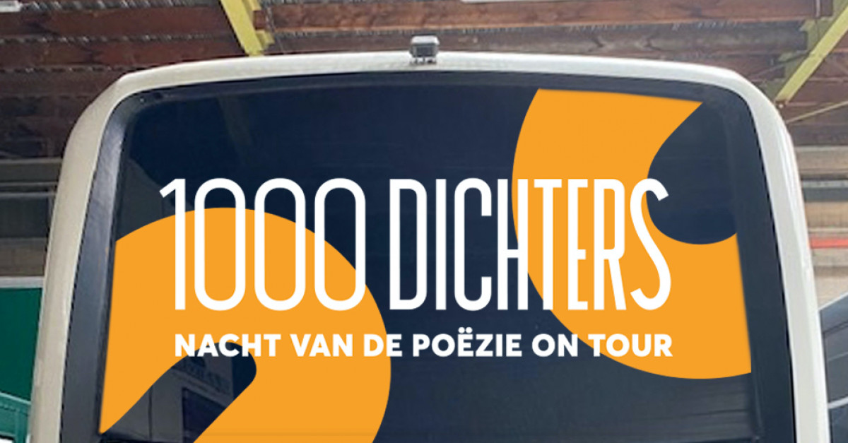 Dichter des Vaderlands Babs Gons op tournee met 1000 dichters • ILFU
