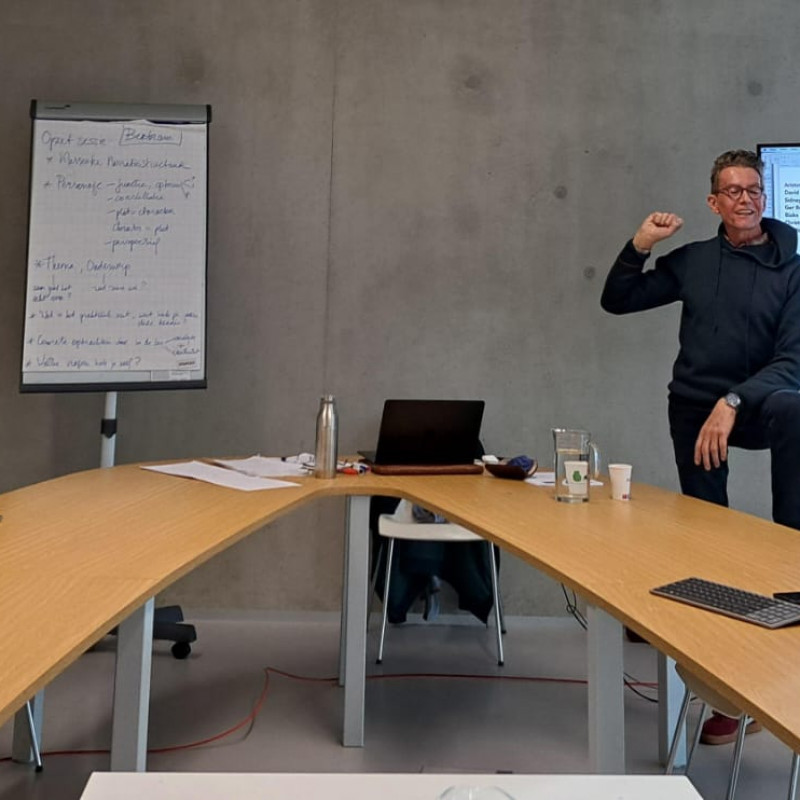 “Film is een ideaal uitgangspunt om de structuur van verhalen en de constructie van personages over te brengen”