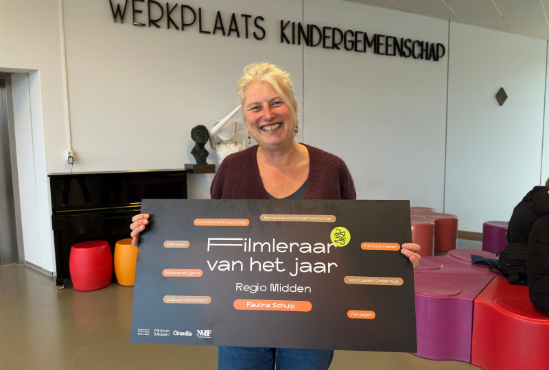 Paulina is Filmleraar van het Jaar 2024-2025 uit regio Midden