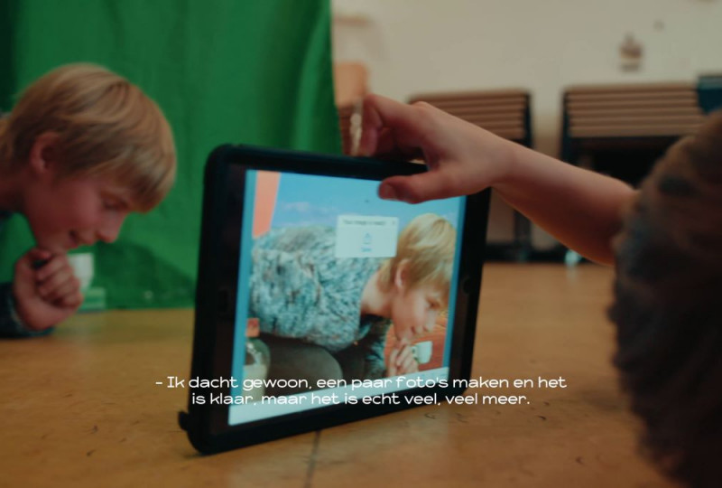 Uit de proeftuin: leerlingen van OJS De Petteflet experimenteren met animatie en filmrollen