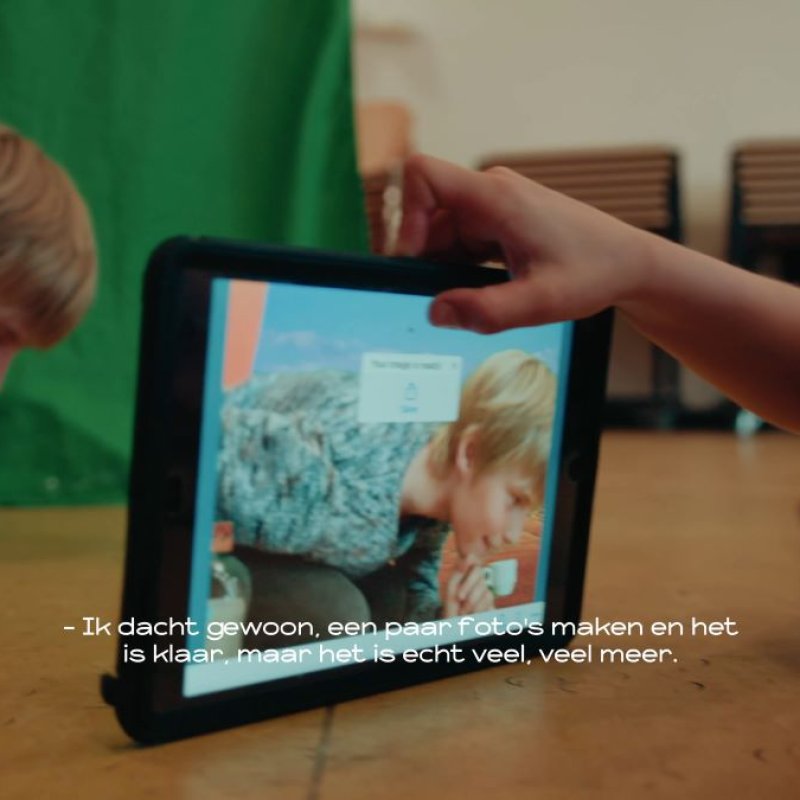 Uit de proeftuin: leerlingen van OJS De Petteflet experimenteren met animatie en filmrollen
