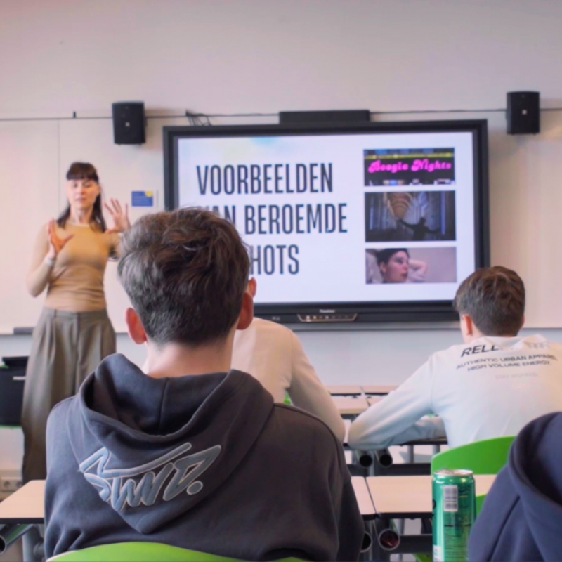 Proeftuin Teylingen College: Film binnen het vak theater