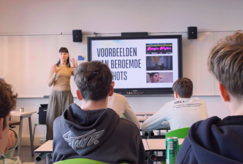 Proeftuin Teylingen College: Film binnen het vak theater